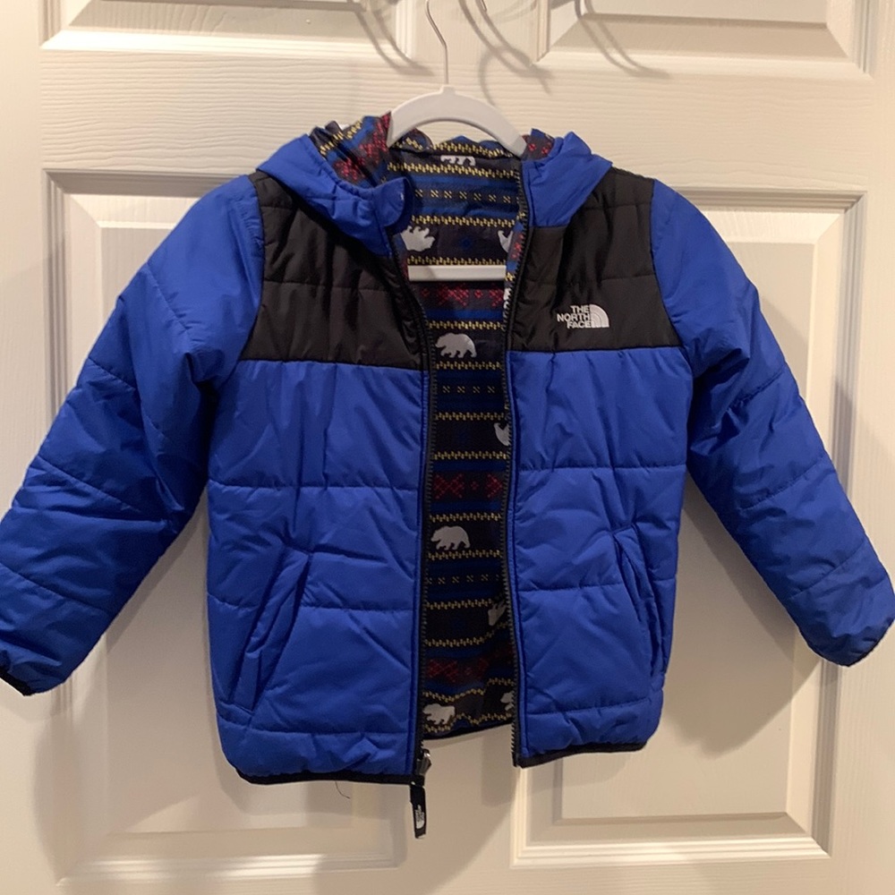 Kids North Face Reversible Perrito Coat Size 6